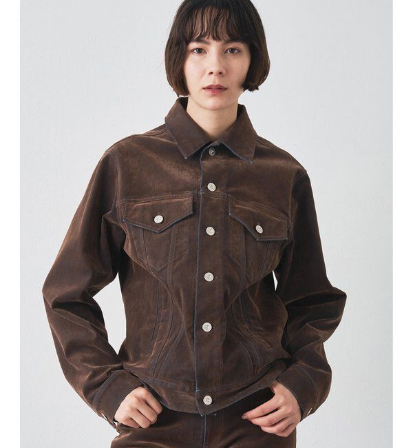  「デニムフロッキーGジャン」|デニムジャケット|