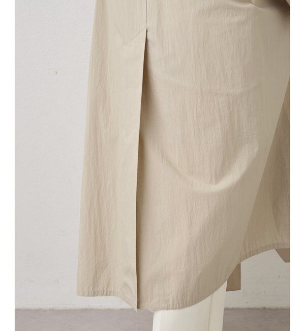  「ロングトレンチコート」|トレンチコート|