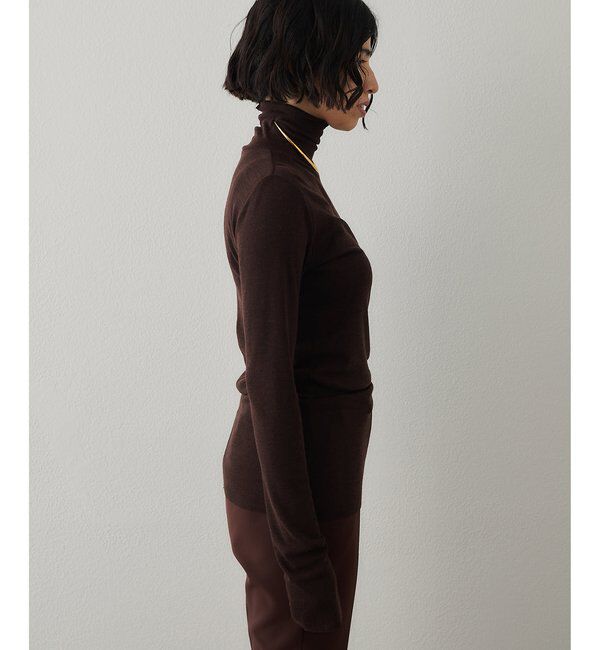  「ウール混カットタートルプルオーバー」|Tシャツ・カットソー|