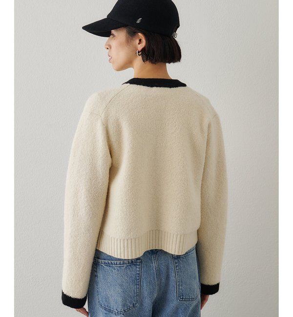  「ブークレーニットジャケット」|ニット・セーター|