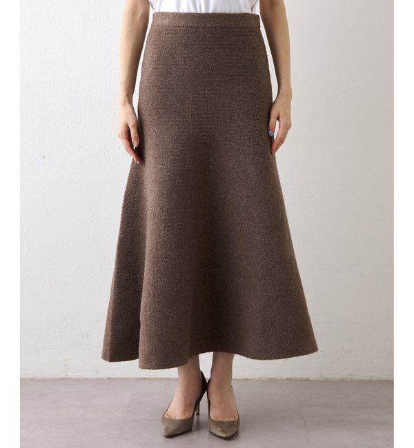  「ニットフレアスカート」|スカート|