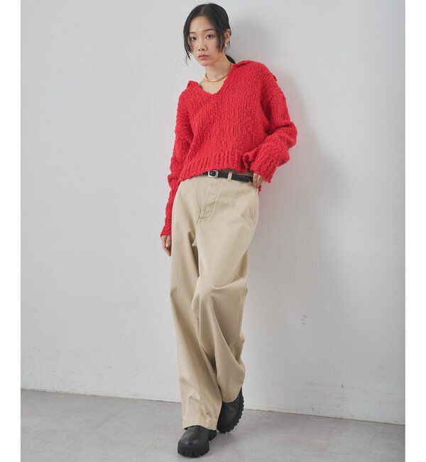  「ローゲージスキッパープルオーバー」|ニット・セーター|