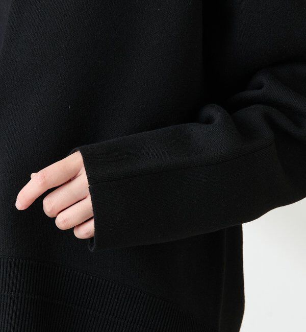  「スウェットライクラウンドヘムニット」|ニット・セーター|