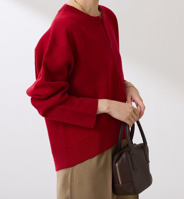  「スウェットライクラウンドヘムニット」|ニット・セーター|