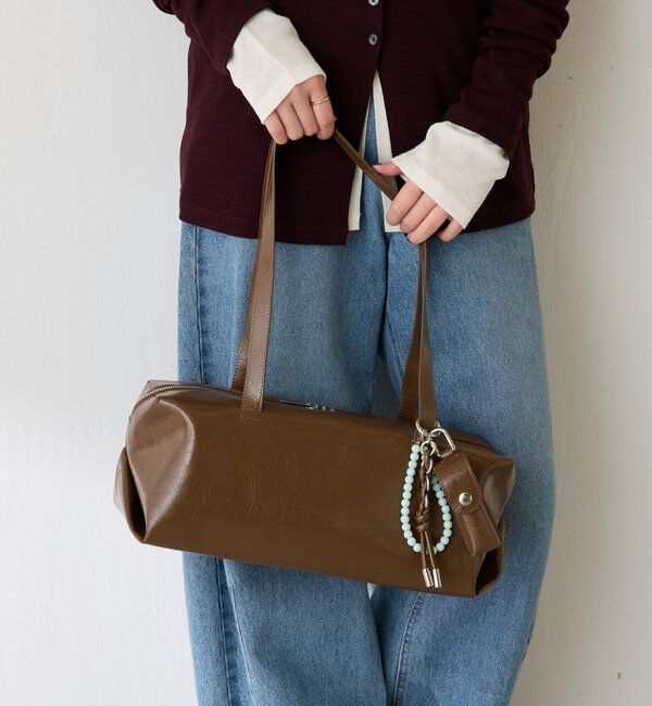  「【PAPILLONNER/パピヨネ】チャーム付きボストンバッグ」|トートバッグ|