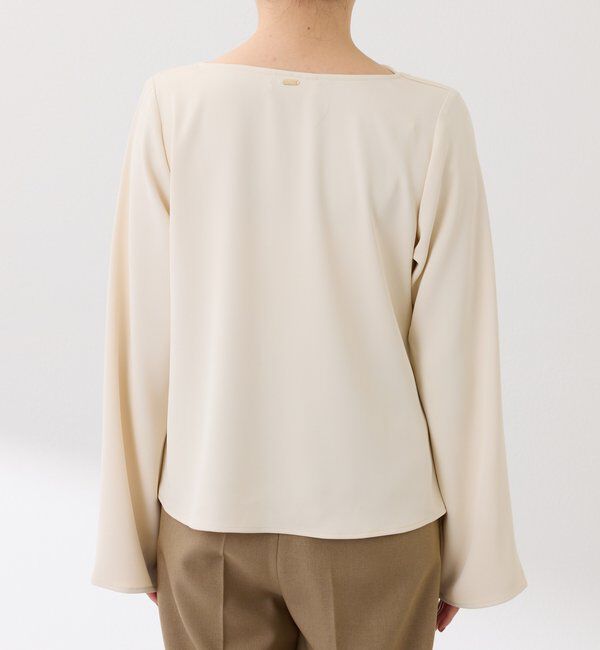  「フロントドレープブラウス」|シャツ・ブラウス|