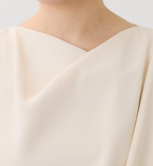  「フロントドレープブラウス」|シャツ・ブラウス|