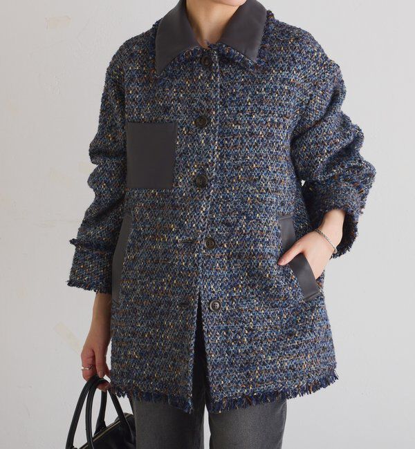  「ツイードカバーオールジャケット」|ベスト・ジレ|