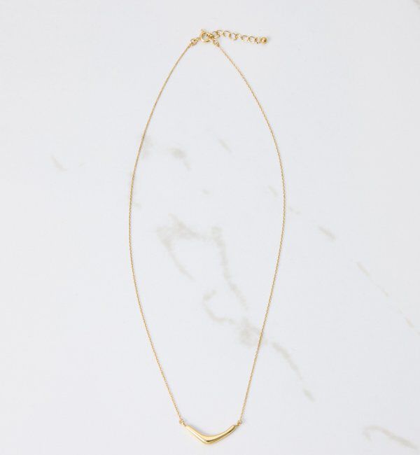  「【PAPILLONNER/パピヨネ】ステンレスカーブトップネックレス」|リング|