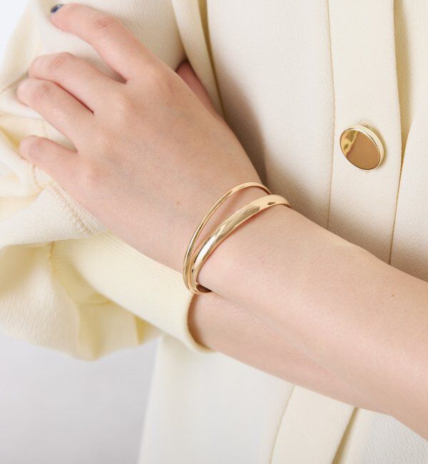  「【PAPILLONNER/パピヨネ】レイヤードバングル」|リング|