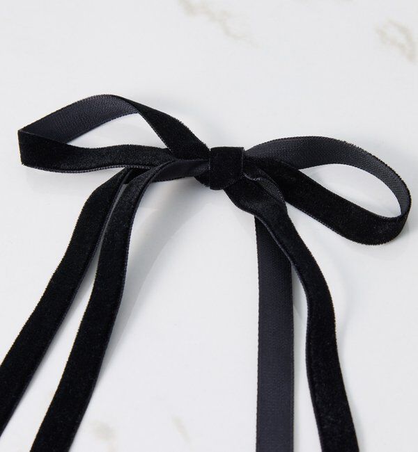  「【PAPILLONNER/パピヨネ】パールベロアネックレス」|リング|