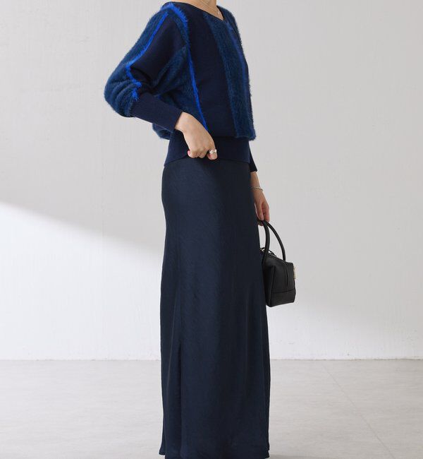  「【IDE監修大きめサイズ/WEB限定リバイバル】サテンマーメイドスカート」|スカート|