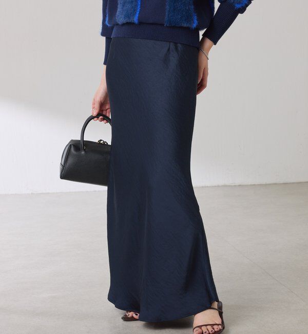  「【IDE監修大きめサイズ/WEB限定リバイバル】サテンマーメイドスカート」|スカート|