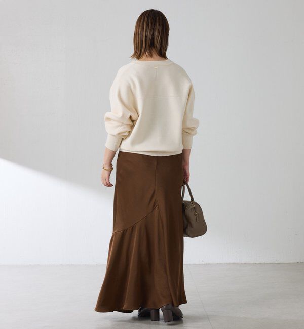  「【IDE監修大きめサイズ/WEB限定リバイバル】サテンマーメイドスカート」|スカート|