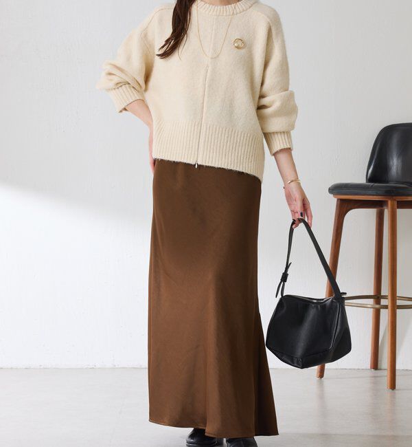  「【IDE監修大きめサイズ/WEB限定リバイバル】サテンマーメイドスカート」|スカート|