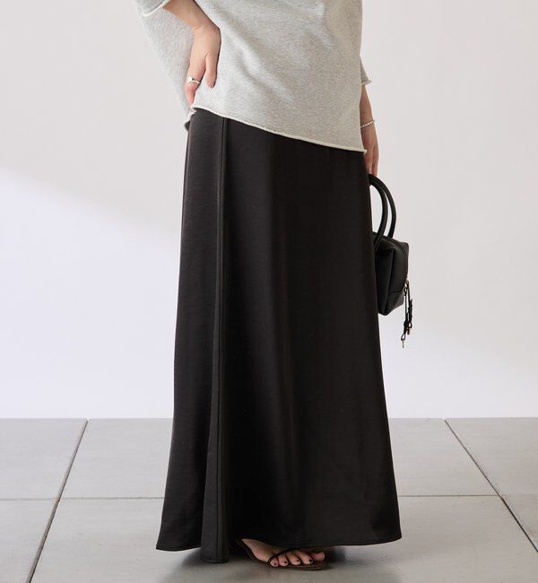  「【COLLAGE&times;gemeil　コラボアイテム】レイヤードサテンスカート」|スカート|