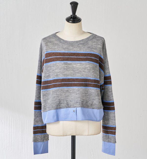  「エアリードッキングボーダーニット」|ニット・セーター|