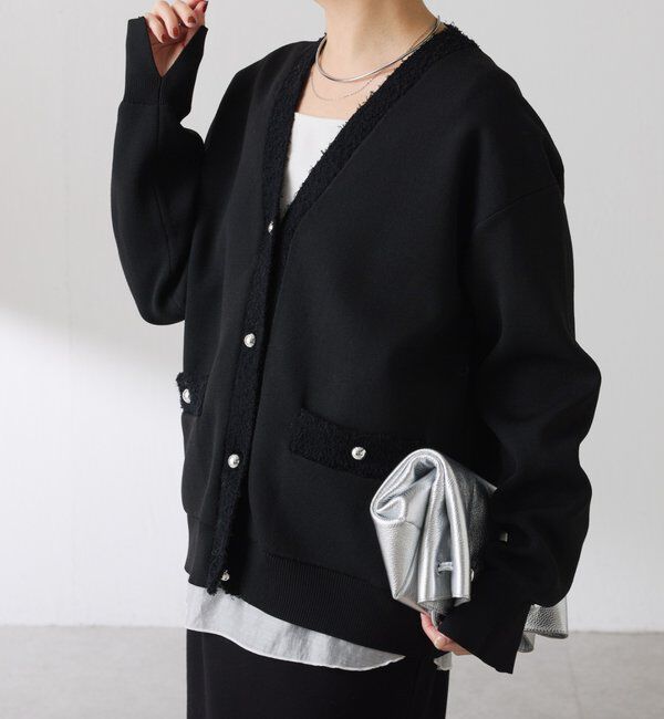  「ハーフミラノニットカーディガン」|ニット・セーター|