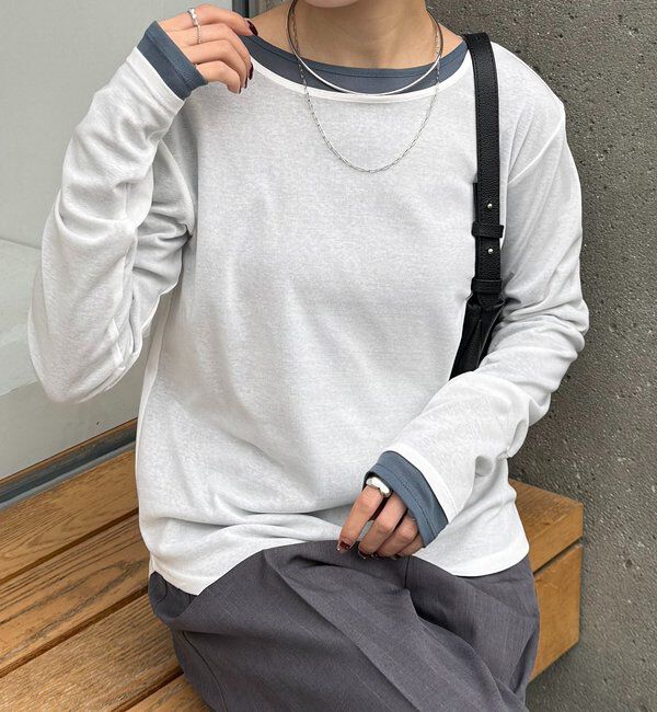  「ベーシックシアーロンT」|Tシャツ・カットソー|