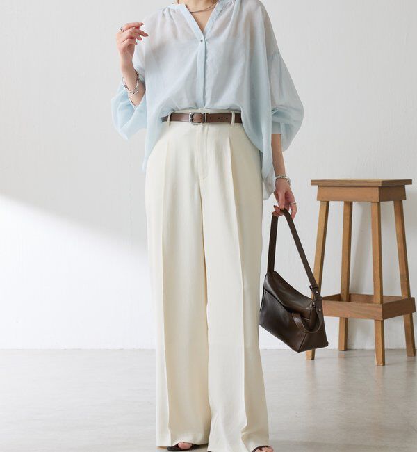  「ジャージワイドパンツ」|チノ|