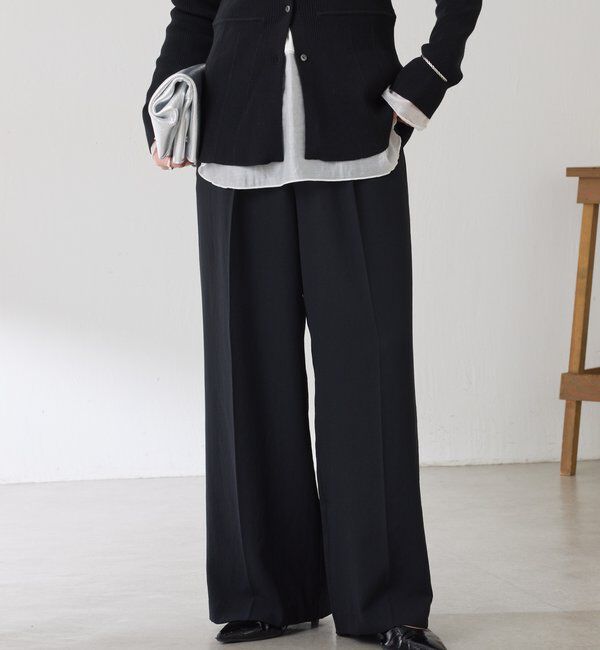  「ジャージワイドパンツ」|チノ|