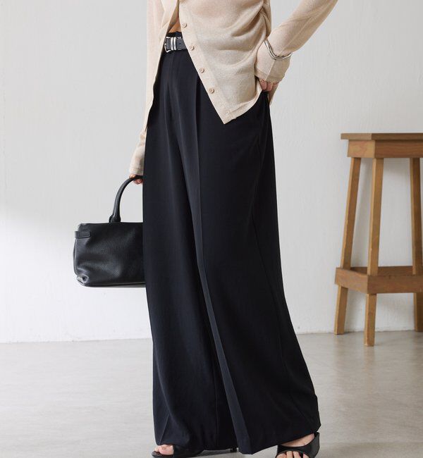  「ジャージワイドパンツ」|チノ|