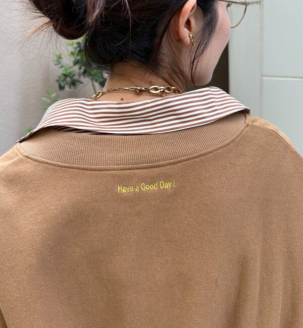  「【新色追加】【インフルエンサー OKOCHI企画】ハーフジップスウェット」|Tシャツ・カットソー|