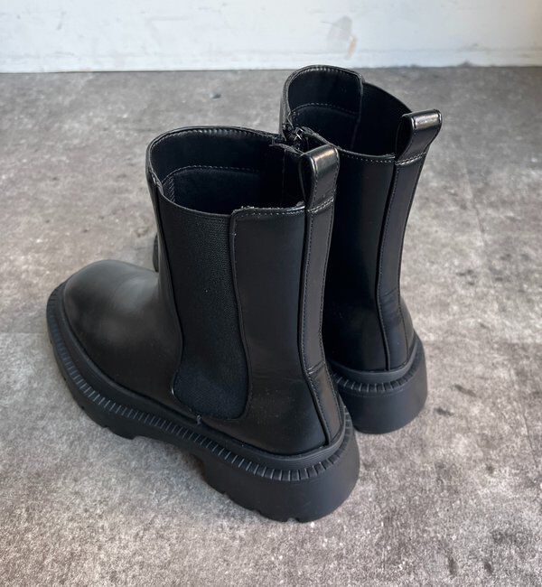  「サイドゴアタンクショートブーツ」|ショートブーツ|