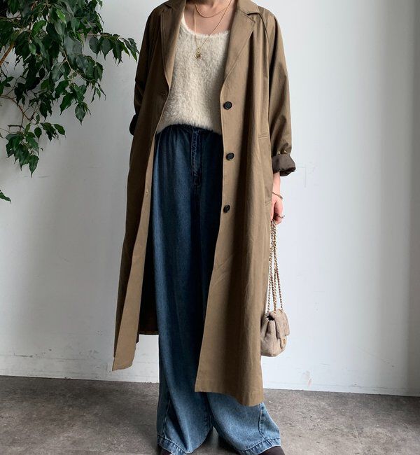  「ライナー付ロングトレンチコート」|その他|