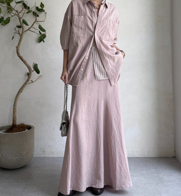  「【セットアップ対応】ピグメントライクフレアスカート」|スカート|