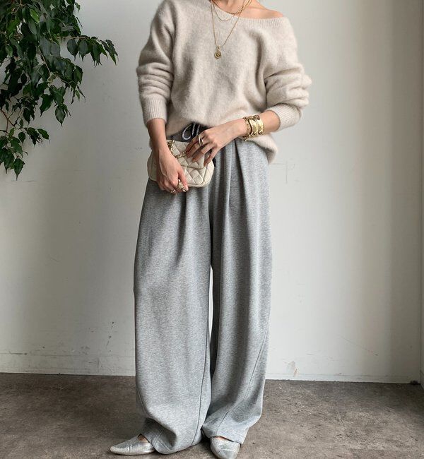  「カーブスウエットパンツ」|チノ|