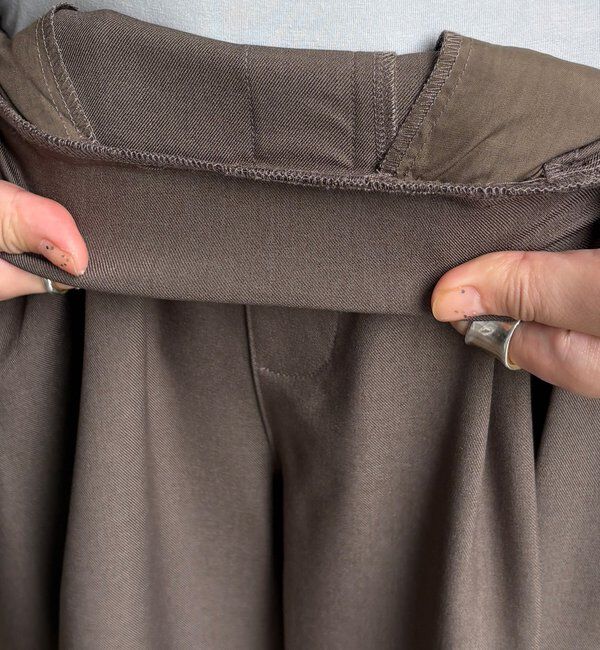  「メランジタックワイドパンツ」|チノ|