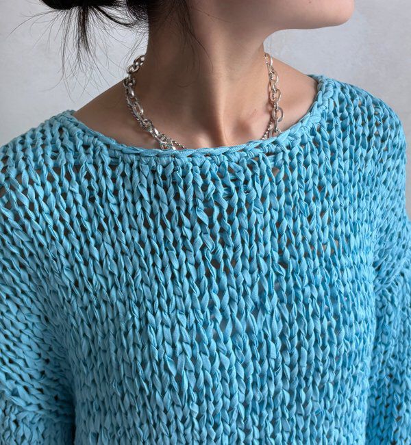  「ハンドメイドテープヤーンニット」|ニット・セーター|