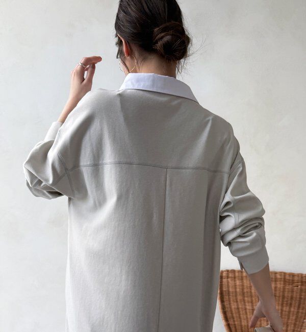  「【WEB限定】ワンポイント刺繍ポロシャツワンピース」|ワンピース|