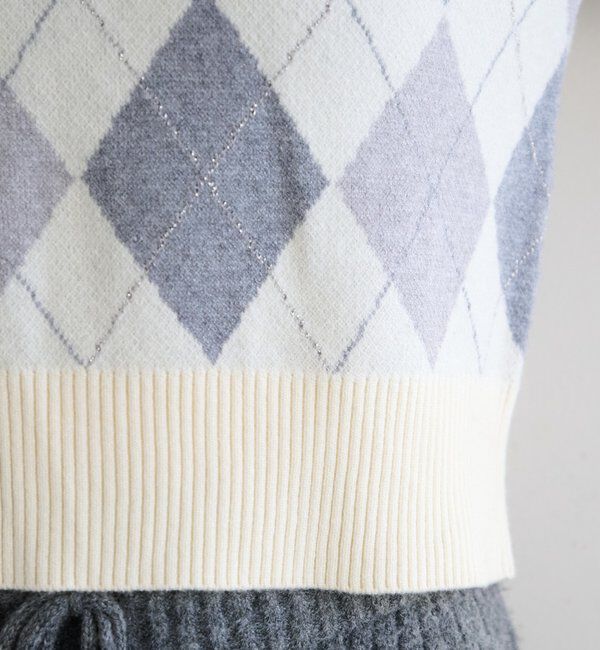  「アーガイルポロニット」|ニット・セーター|