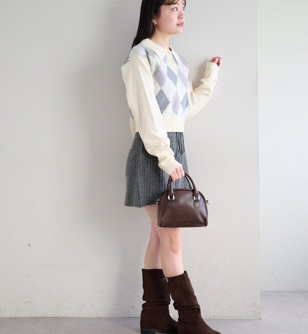  「アーガイルポロニット」|ニット・セーター|