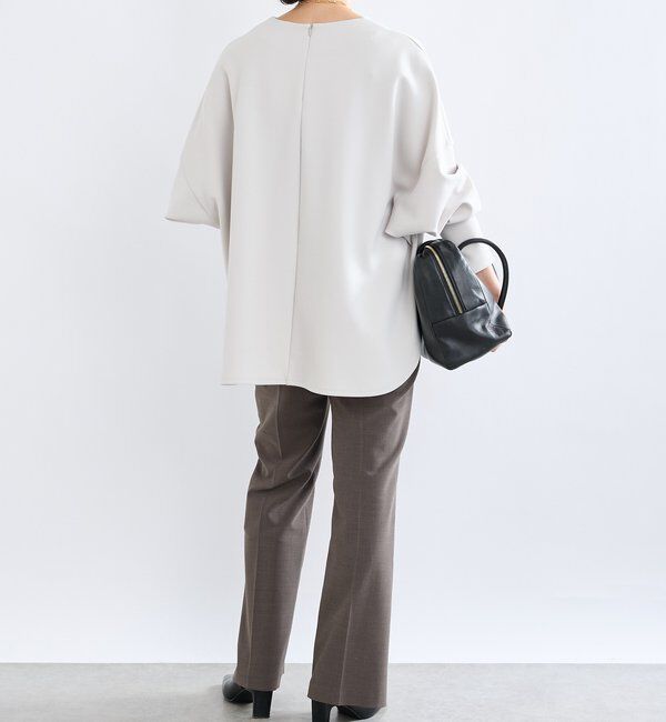  「【楽ちんキレイ】ダンボールポンチョプルオーバー」|Tシャツ・カットソー|