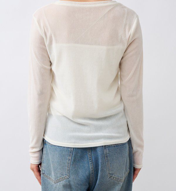  「【シーズンムード高まる】フロッキーチュールロンTee」|Tシャツ・カットソー|