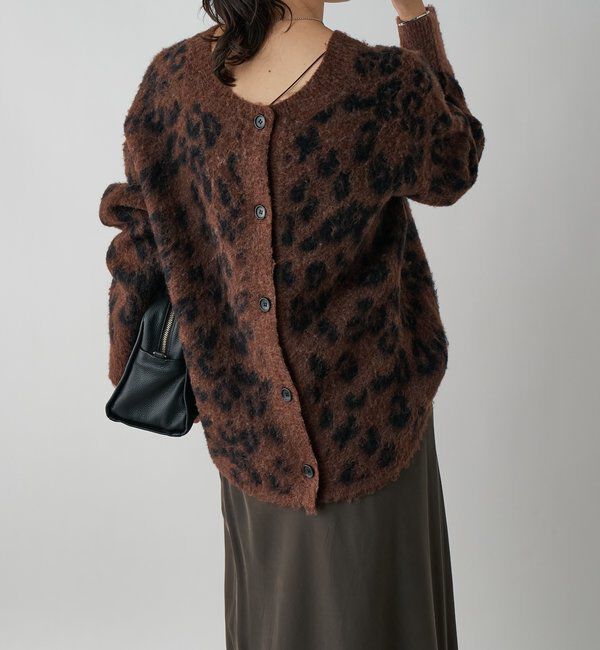  「レオパードシャギーニット」|ニット・セーター|