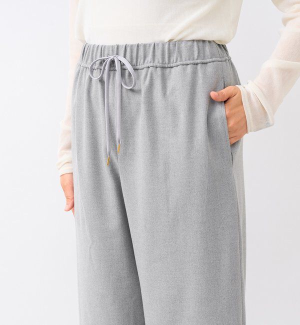  「【真冬まで暖か】両面起毛イージーストレートパンツ」|チノ|