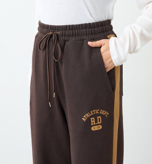  「【スタイリングのアクセントに】サイドラインジャージーパンツ」|チノ|