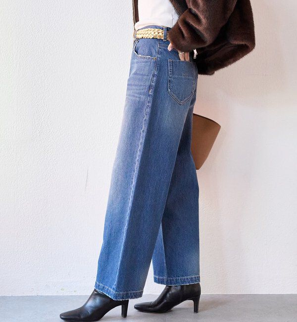  「【こなれ感抜群】ルーズフレアデニム」|デニム|