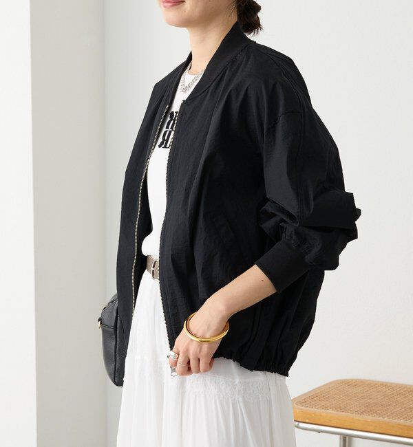  「予約【軽量/接触冷感/撥水性】ライトMA-1」|ブルゾン・スタジャン|