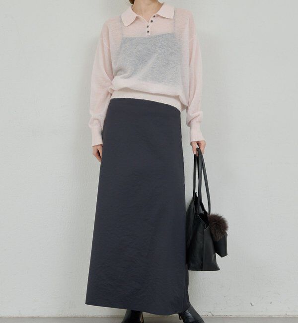  「シアーモヘヤポロニット」|ニット・セーター|