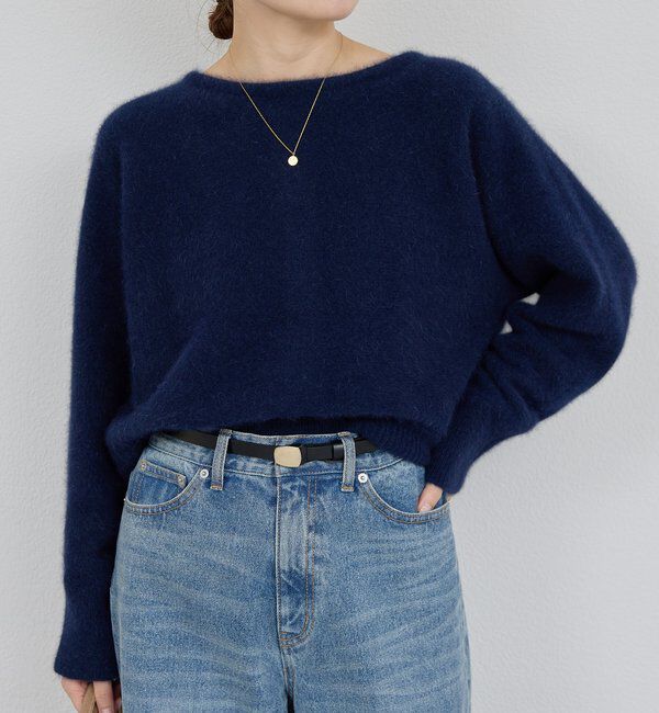  「【前後2WAY】ファーウールショートカーデ」|ニット・セーター|