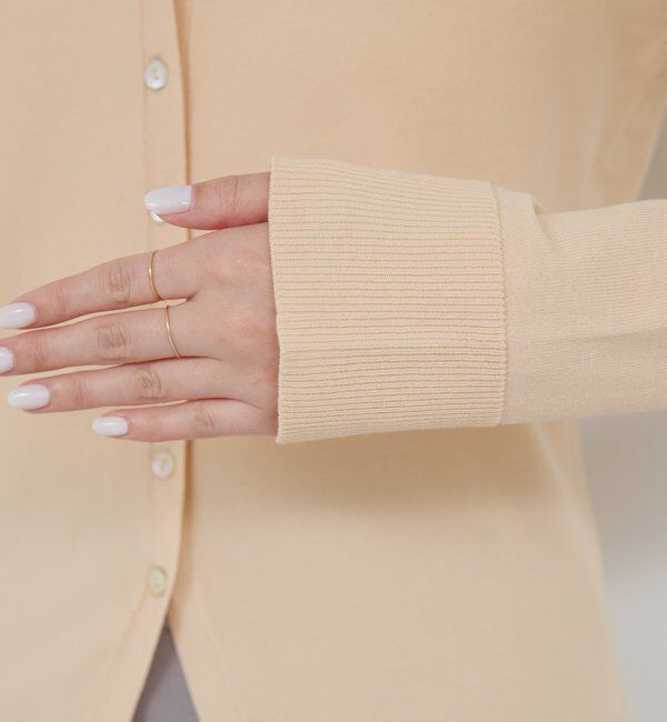  「総針ポロカーデ」|ニット・セーター|