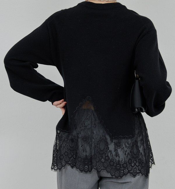  「【25th記念アイテム】レースコンビニット」|ニット・セーター|