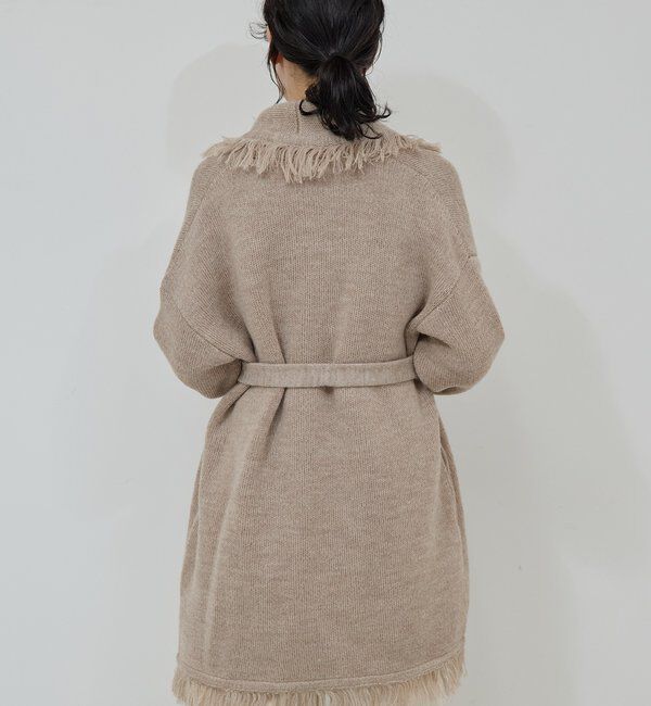 「【25th記念アイテム】フリンジニットガウン」|ニット・セーター|