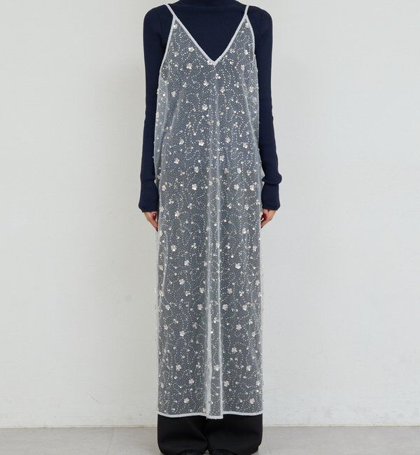  「ビジューシアーキャミワンピース」|ワンピース|