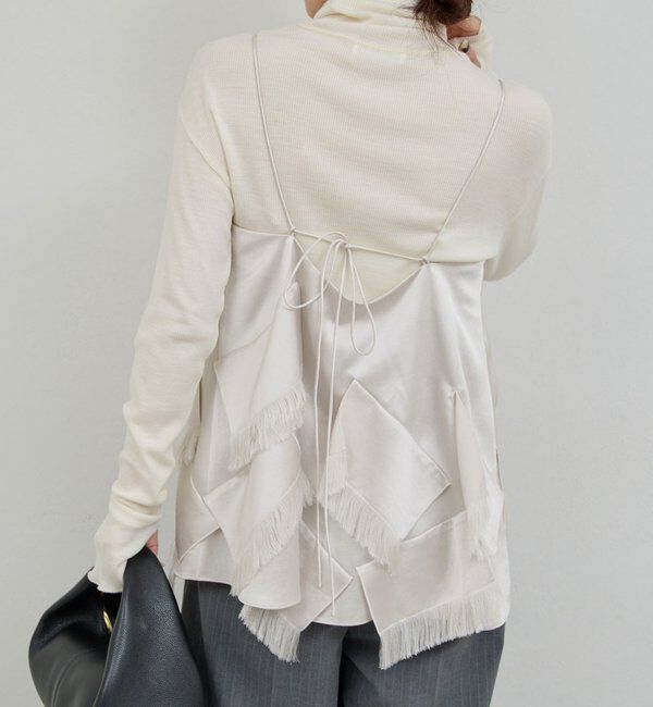  「フリンジサテンキャミ」|シャツ・ブラウス|